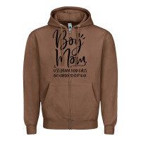 Chestnut boy mom less drama than girls but harder to Zipper Hoodie - artisFamous