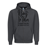 Smoke boy mom less drama than girls but harder to Zipper Hoodie - artisFamous