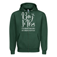 Sports Green boy mom less drama than girls but harder to Zipper Hoodie - artisFamous