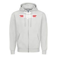 Dove Grey goose Zipper Hoodie - artisFamous