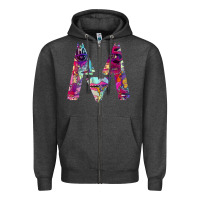 Charcoal Heather maroon five Zipper Hoodie - artisFamous