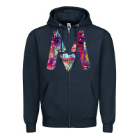 Navy maroon five Zipper Hoodie - artisFamous