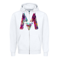 White maroon five Zipper Hoodie - artisFamous