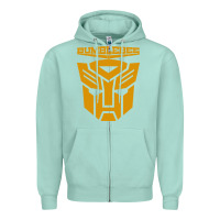 Seafoam bumblebee Zipper Hoodie - artisFamous