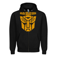 Black bumblebee Zipper Hoodie - artisFamous