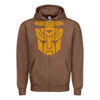 Chestnut bumblebee Zipper Hoodie - artisFamous