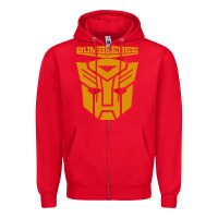 Red bumblebee Zipper Hoodie - artisFamous