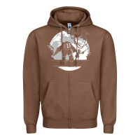 Chestnut bioshock matata Zipper Hoodie - artisFamous