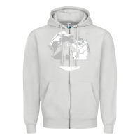 Dove Grey bioshock matata Zipper Hoodie - artisFamous