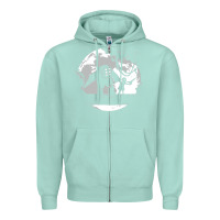 Seafoam bioshock matata Zipper Hoodie - artisFamous