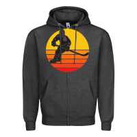 Charcoal Heather Hockey 1 Zipper Hoodie - artisFamous