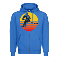 True Royal Hockey 1 Zipper Hoodie - artisFamous