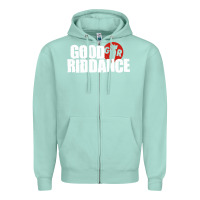 Seafoam good riddance Zipper Hoodie - artisFamous