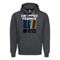 Smoke dropped frames Zipper Hoodie - artisFamous