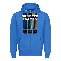True Royal dropped frames Zipper Hoodie - artisFamous