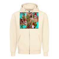 Sandshell ho ho ho gnome Zipper Hoodie - JahusDesignShop