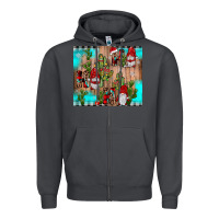 Smoke ho ho ho gnome Zipper Hoodie - JahusDesignShop