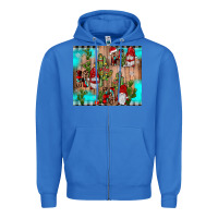 True Royal ho ho ho gnome Zipper Hoodie - JahusDesignShop