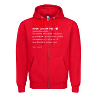 Red engineer definition Zipper Hoodie - artisFamous