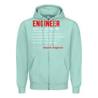 Seafoam engineer definition Zipper Hoodie - artisFamous
