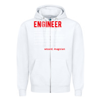 White engineer definition Zipper Hoodie - artisFamous
