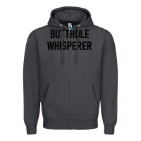 Smoke butthole whisperer Zipper Hoodie - artisFamous