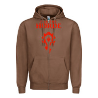 Chestnut for the horde Zipper Hoodie - artisFamous