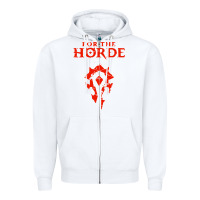 White for the horde Zipper Hoodie - artisFamous