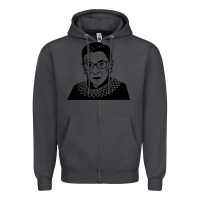 Smoke ruth bader ginsburg Zipper Hoodie - artisFamous
