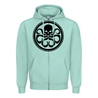 Seafoam hydra Zipper Hoodie - artisFamous