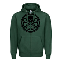 Sports Green hydra Zipper Hoodie - artisFamous