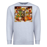 Heather Grey fall heifer cow Premium Sweatshirt - RanaPortraitStore