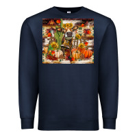 Navy fall heifer cow Premium Sweatshirt - RanaPortraitStore
