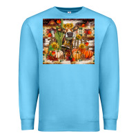 Ocean Blue fall heifer cow Premium Sweatshirt - RanaPortraitStore