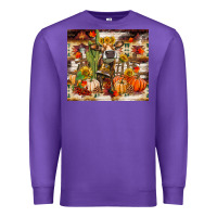 Purple fall heifer cow Premium Sweatshirt - RanaPortraitStore