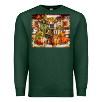 Sports Green fall heifer cow Premium Sweatshirt - RanaPortraitStore