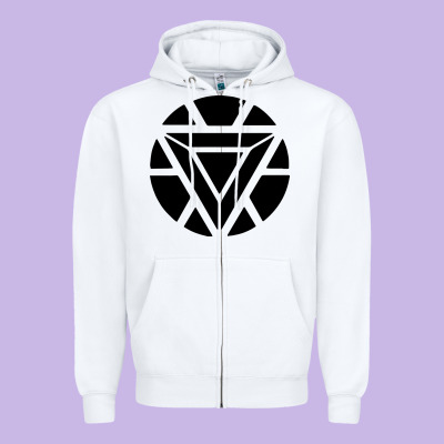 Arc Reactor   New Element Zipper Hoodie Designed By Artisfamous