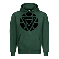 Sports Green arc reactor   new element Zipper Hoodie - artisFamous