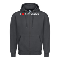 Smoke i � unicode Zipper Hoodie - artisFamous