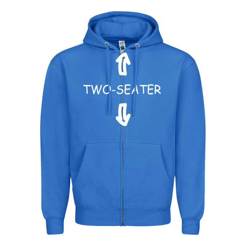 Two Seater Zipper Hoodie by artisFamous | Teevron