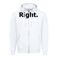 White right Zipper Hoodie - artisFamous