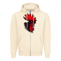 Sandshell rooster Zipper Hoodie - artisFamous