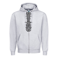 Phonetic Alphabet Zipper Hoodie | Teevron