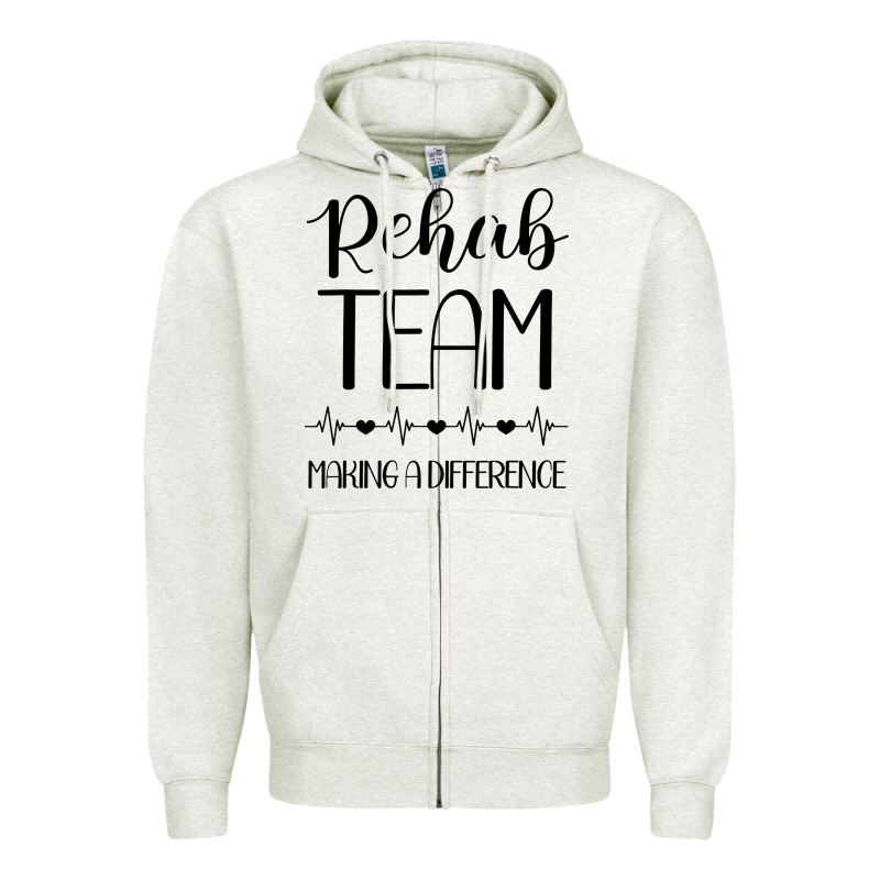 Physical Therapy Making A Difference Zipper Hoodie by artisFamous | Teevron