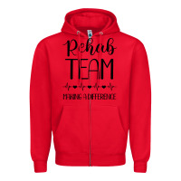 Red physical therapy making a difference Zipper Hoodie - artisFamous