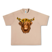 Burro sunflower headband highland cow Urban Heavy Tee - Jasminsmagicworld