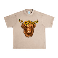 French Oak sunflower headband highland cow Urban Heavy Tee - Jasminsmagicworld