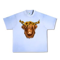 Grape Ice sunflower headband highland cow Urban Heavy Tee - Jasminsmagicworld