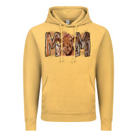Vintage Mustard Rodeo Mom Cow Vintage Hoodie - CowhideDigitalArt