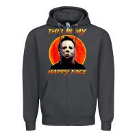 Smoke this is my happy face Zipper Hoodie - artisFamous